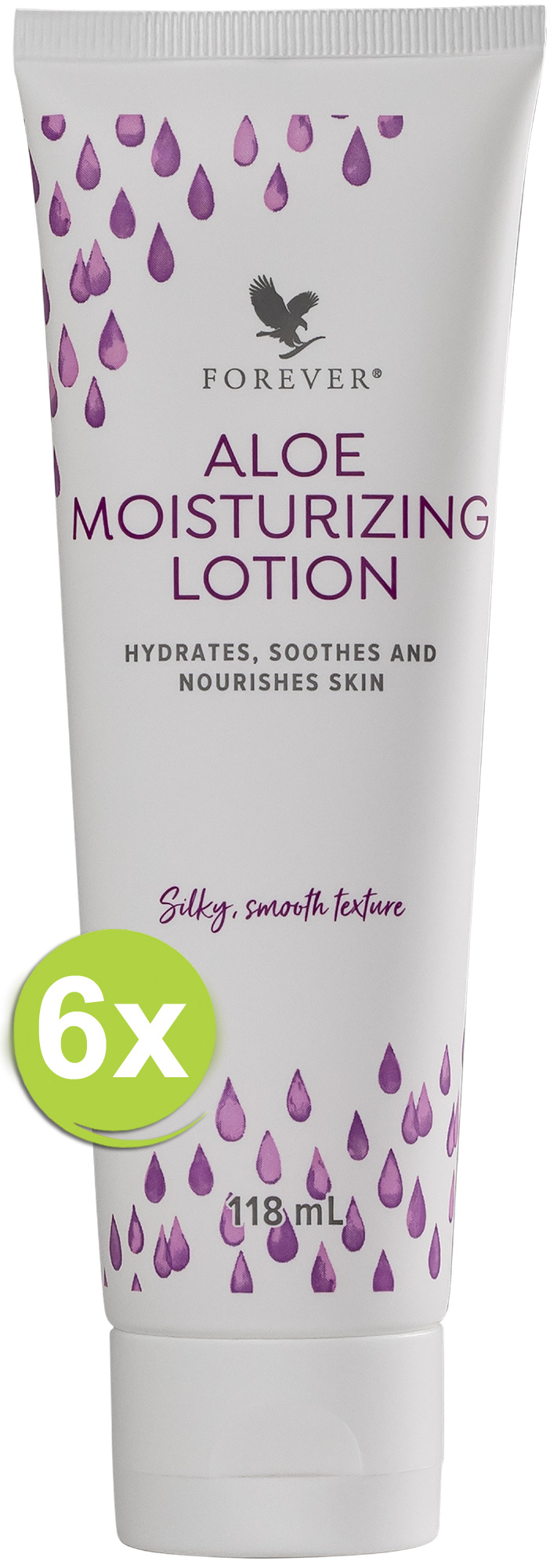 Forever Aloe Moisturizing Lotion 6er Bundle