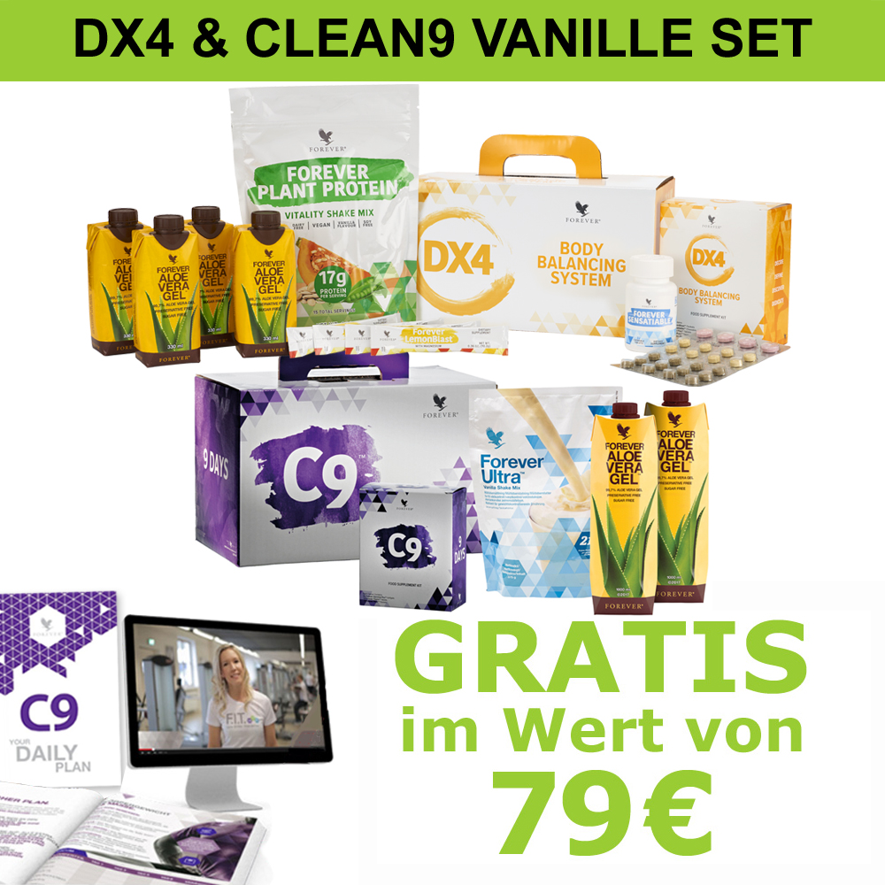 FOREVER DX4 & Clean9 Vanille C9 Set